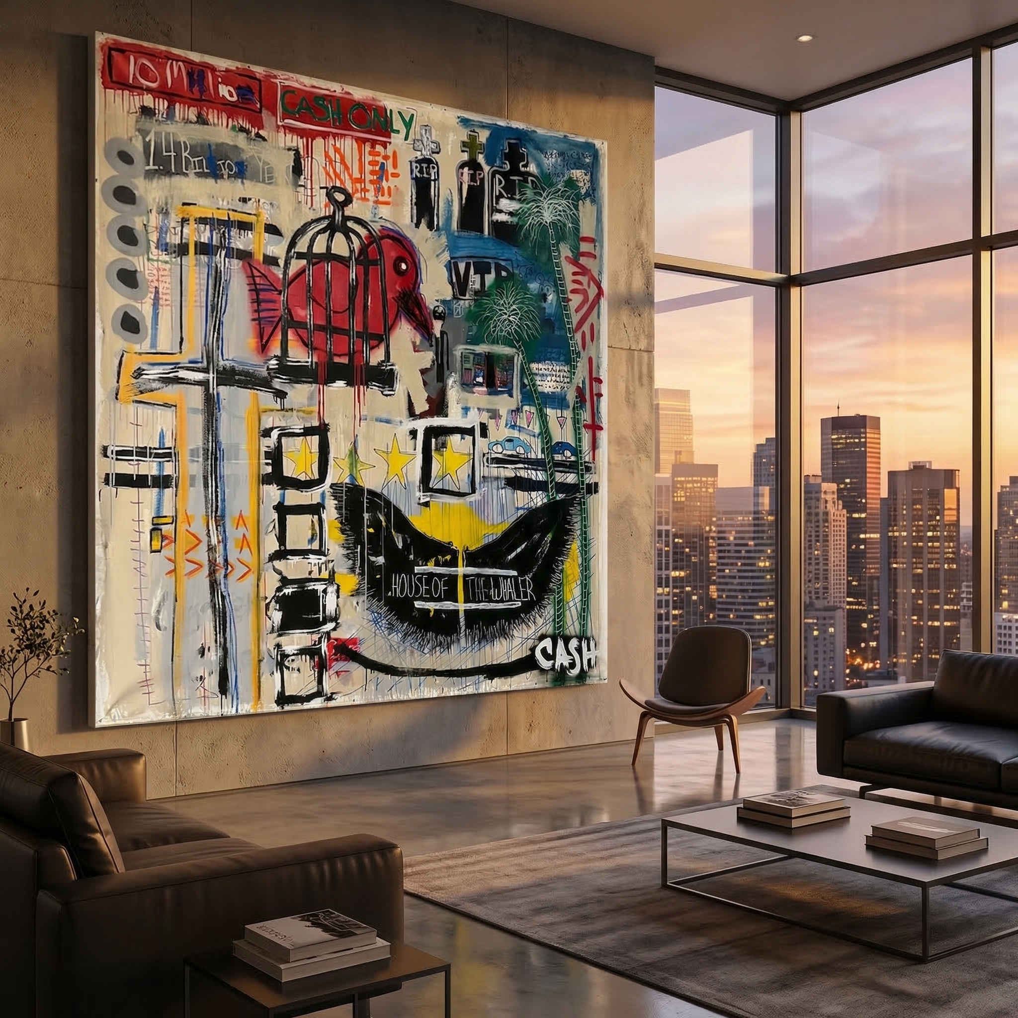 “They Never Came Back” Canvas Print | Bold Abstract Wall Art with Emotional Depth