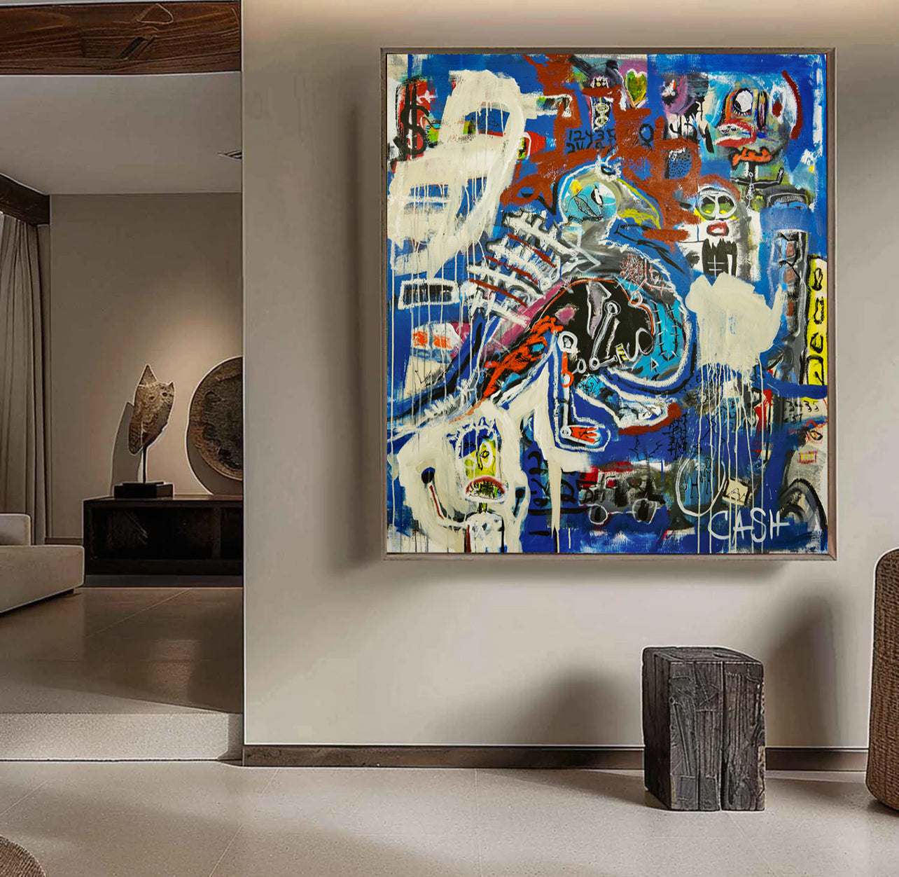 Basquiat Inspired-Neo Expressionism-"Birthday"