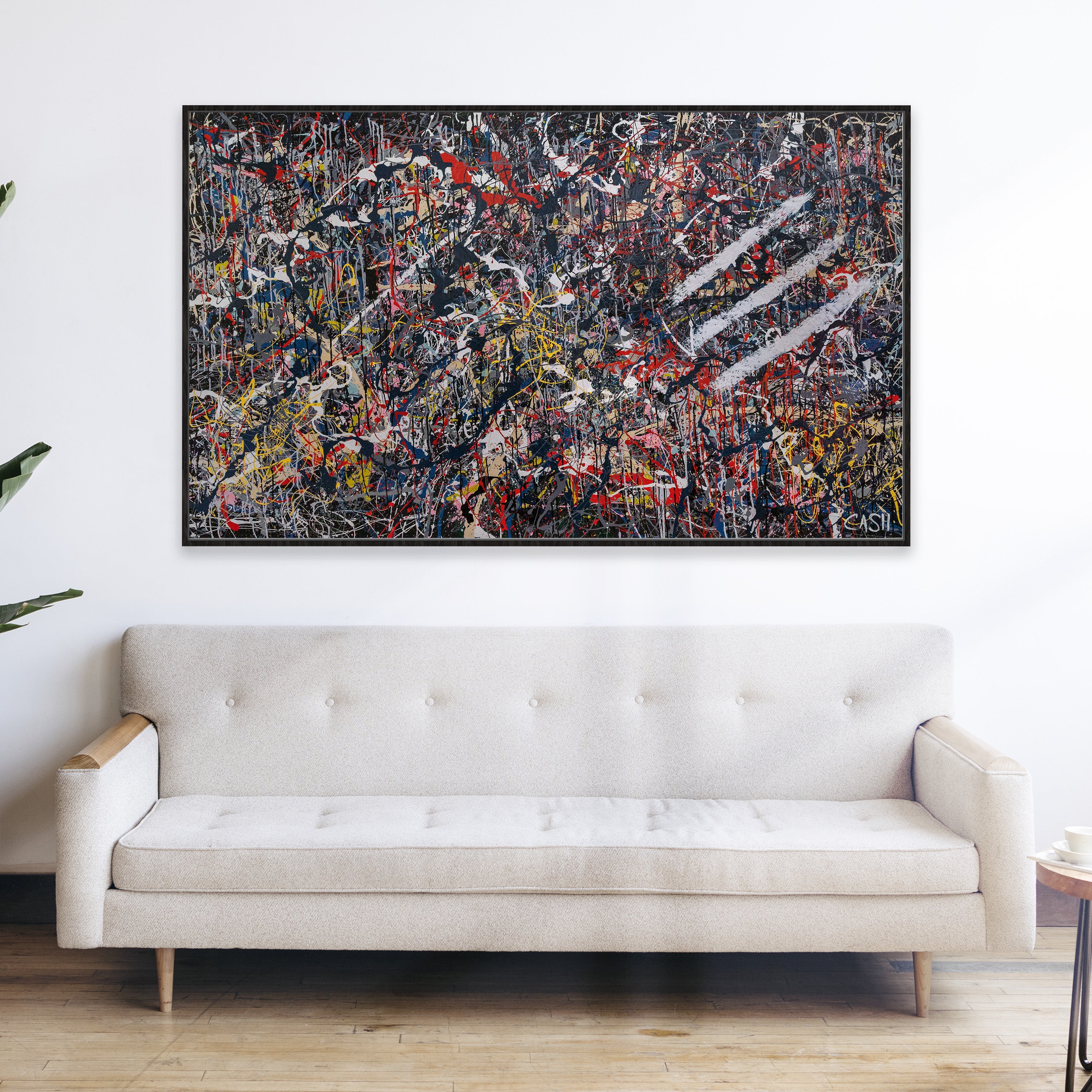 Vibrant Splatter & Drip Painting | Abstract Modern Drip Art | Jackson Pollock Inspired