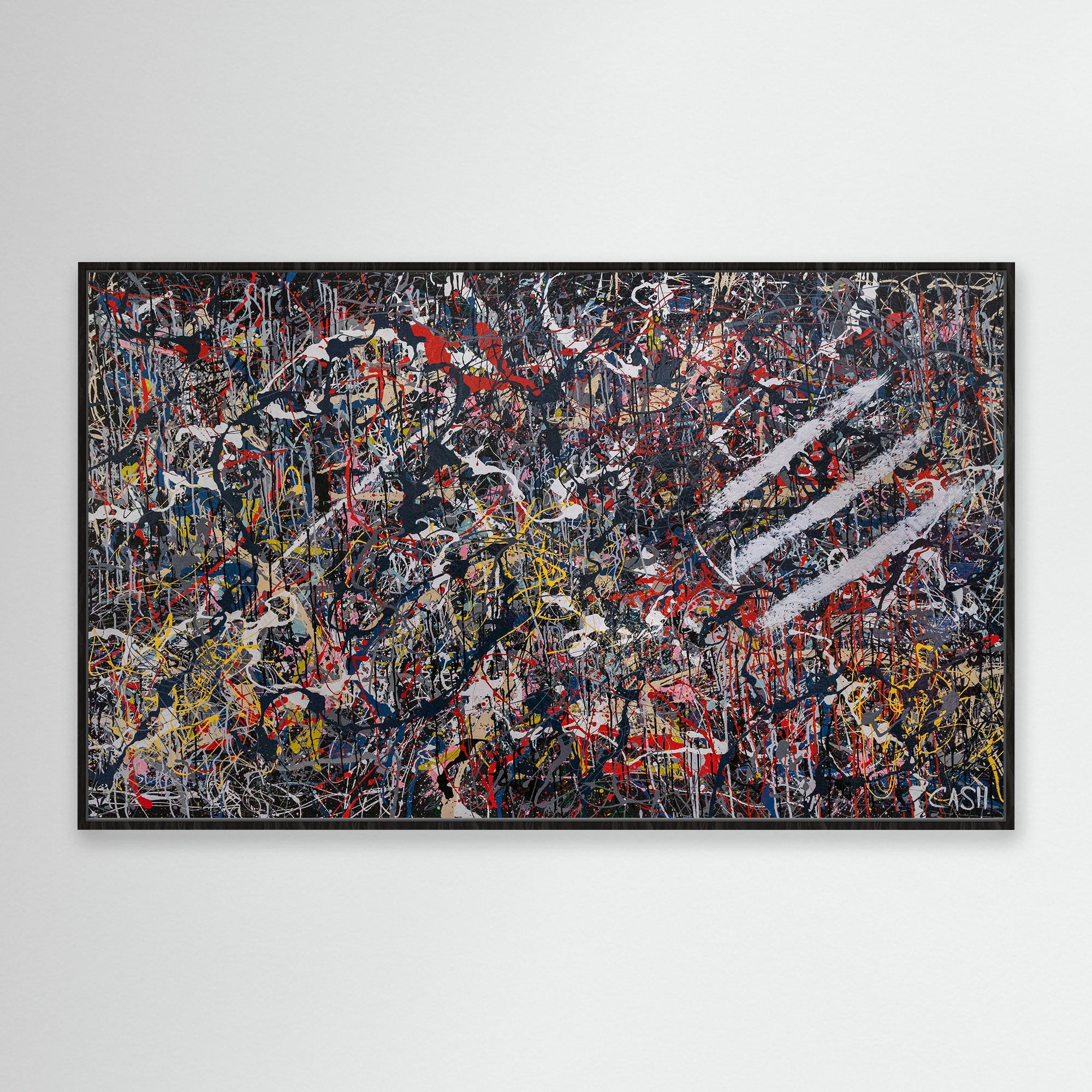 Vibrant Splatter & Drip Painting | Abstract Modern Drip Art | Jackson Pollock Inspired