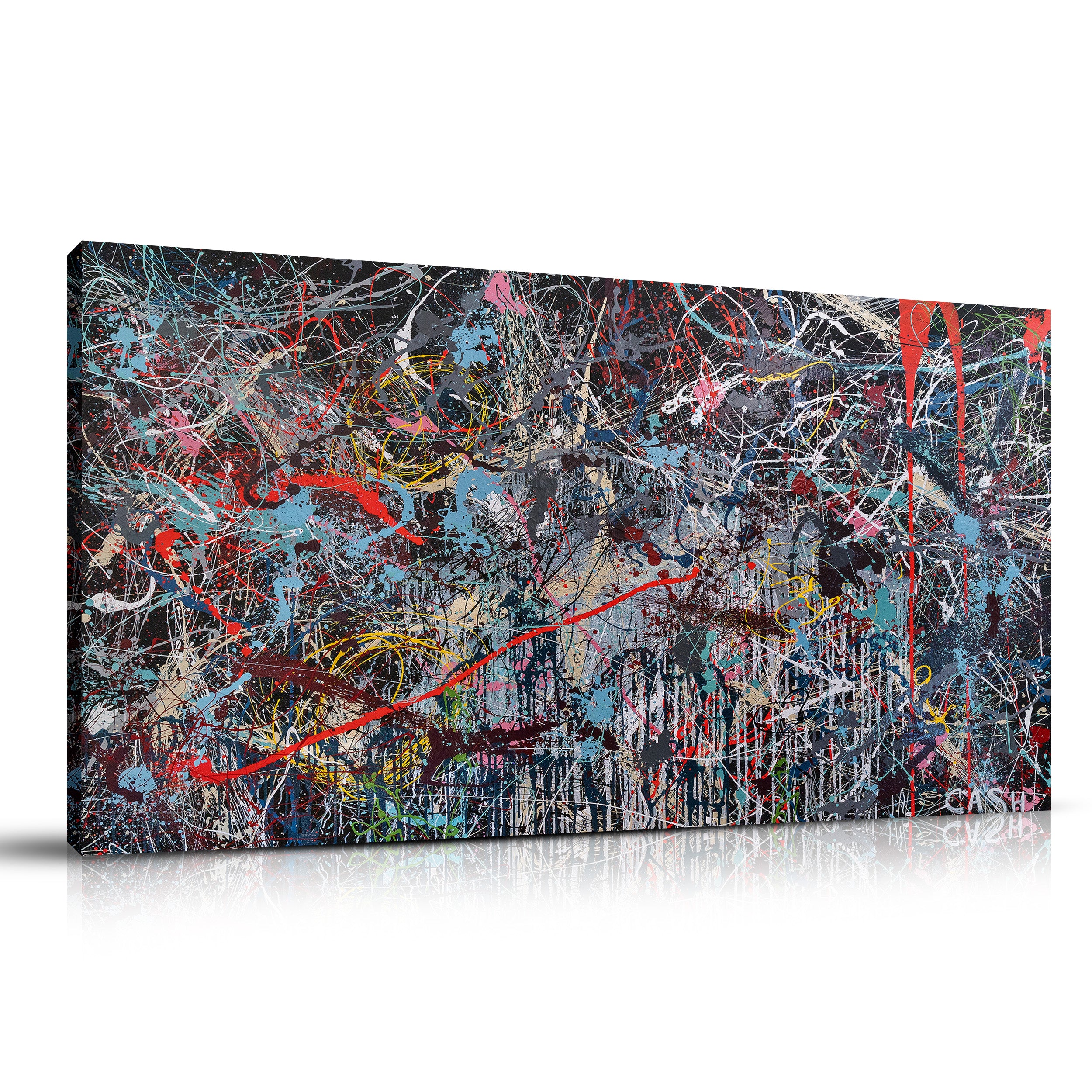 Bold Abstract Expressionist Artwork | Colorful Abstract Art Prints | Splatter Art | Drip Art